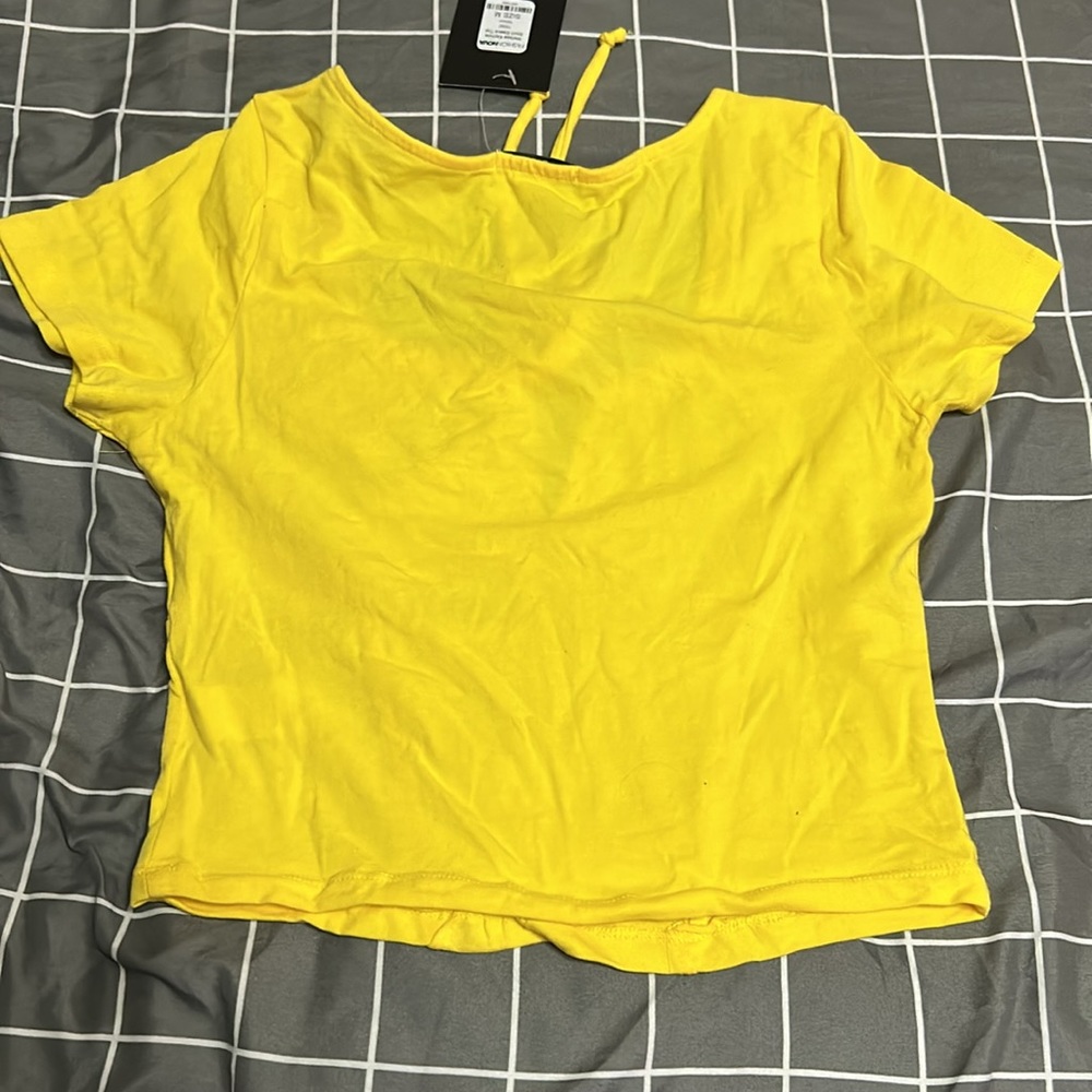 Yellow Crop Top - Picture 4 of 4